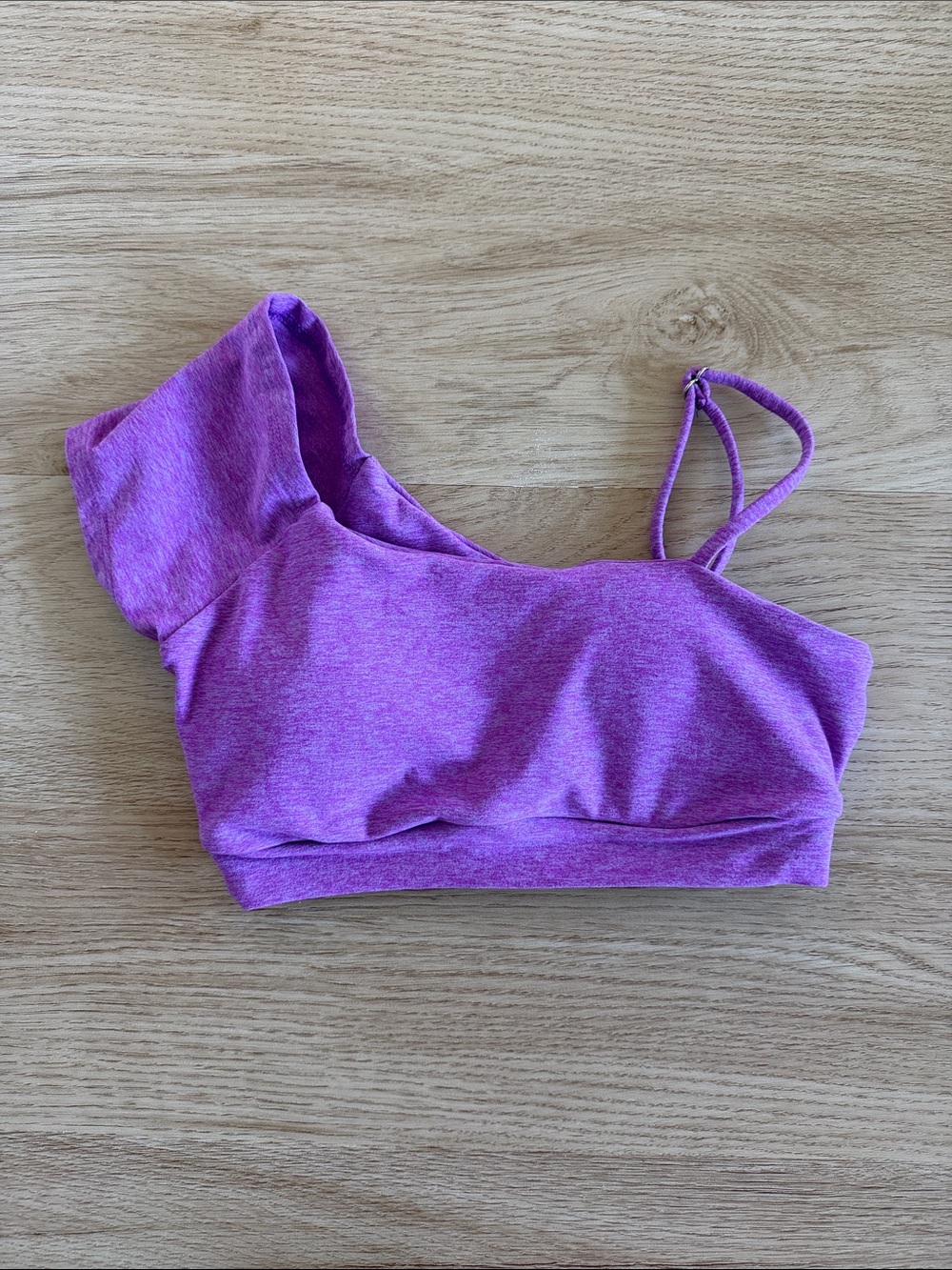 Bombshell One-Shoulder Bralette - Purple